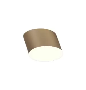 Image of Spotlight 10.5cm Round 1 x 10W LED, 3000K, 700lm, Satin Gold