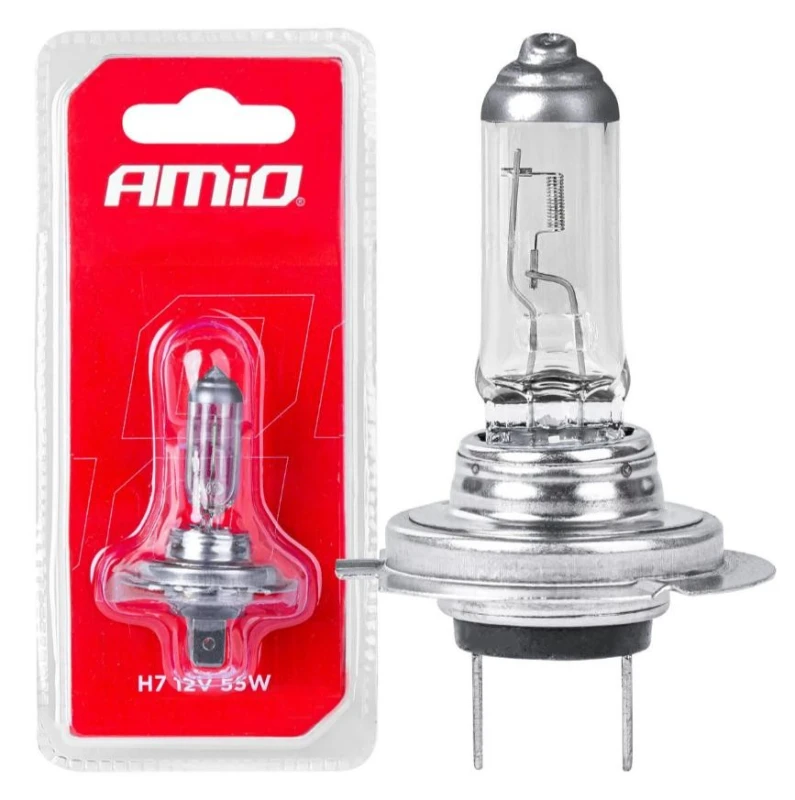 Image of AMiO 03363 Light Bulbs H7, Halogen, 55W, 12V Bulb,spotlight (106)