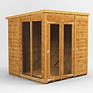 Image of Power Garden Shed 66PPSH Golden Brown 6x6