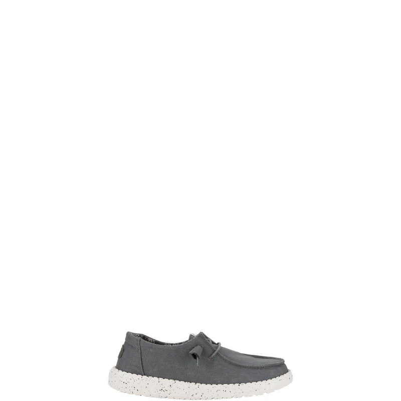 Image of HEYDUDE Wendy Canvas Shoe Dark Grey