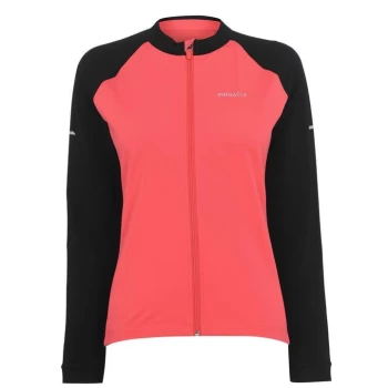 Image of Pinnacle Thermal Long Sleeve Cycling Jersey Ladies - Coral