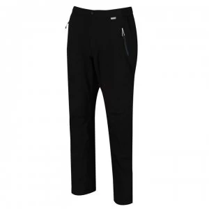 Image of Regatta Highton Stretch Waterproof Overtrousers Long Leg - Black