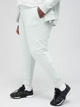 Image of adidas Linear Cuffed Pants (Plus Size) - Light Green, Light Green, Size 4X, Women