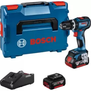 Image of Bosch GSB 18V-90 C 18v Cordless Brushless Combi Drill With Kickback Control 2 x 4ah Li-ion Charger Case