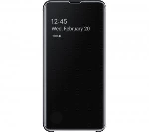 Image of Galaxy S10e Plastic Clear View Case Black