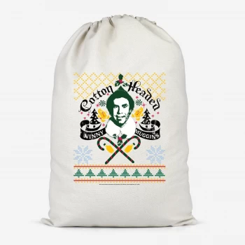 Image of Elf Ninny Muggins Cotton Storage Bag - Small