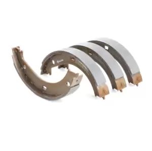 Image of BREMBO Handbrake Shoes BMW,WIESMANN S 06 503 1121512,1155123,1155523 Parking Brake Pads,Handbrake Pads,Brake Shoe Set, parking brake 1159468,6761294