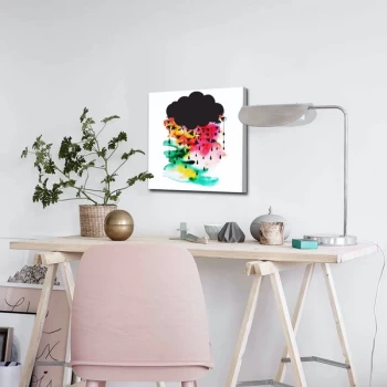 Image of 4545ABSC - 001 Multicolor Decorative Canvas Painting