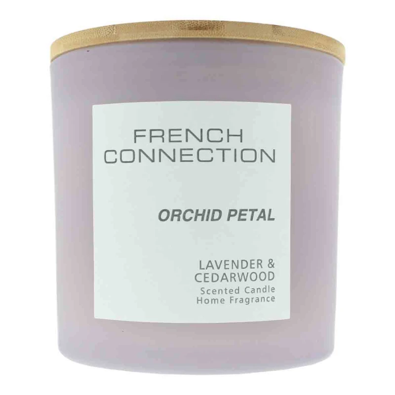 Image of French Connection Pastel Range Lavender & Cedarwood Candle 1.5KG Clear
