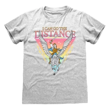 Image of Hercules - Go The Distance Unisex Medium T-Shirt - Grey