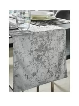 Image of Catherine Lansfield Crushed Velvet Runner