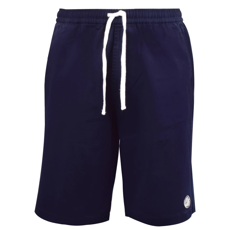 Image of Pretty Green Mens Casual Woven Tracksuit Shorts Navy male Small
