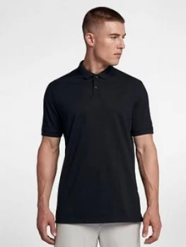 Image of Nike Dry Classic Pique Golf Polo Black Size S Men
