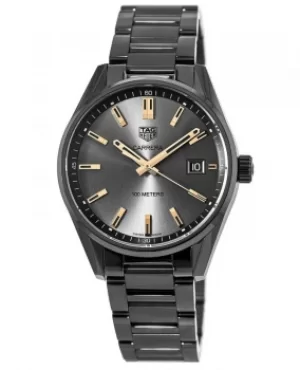 Image of Tag Heuer Carrera Quartz Special Edition Black Titanium Womens Watch WAR1113.BA0602 WAR1113.BA0602