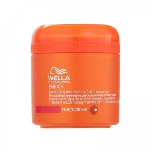 Image of Wella Enrich Moisturising Treatment Fine Normal Hair 150ml