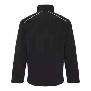 Image of RTY Workwear Mens Softshell Workwear Jacket (Windproof & Water Resistant) (2XL) (Navy)