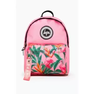 Image of Rainforest Flamingo Mini Backpack (One Size) (Pink/Green/Black) - Pink/Green/Black - Hype