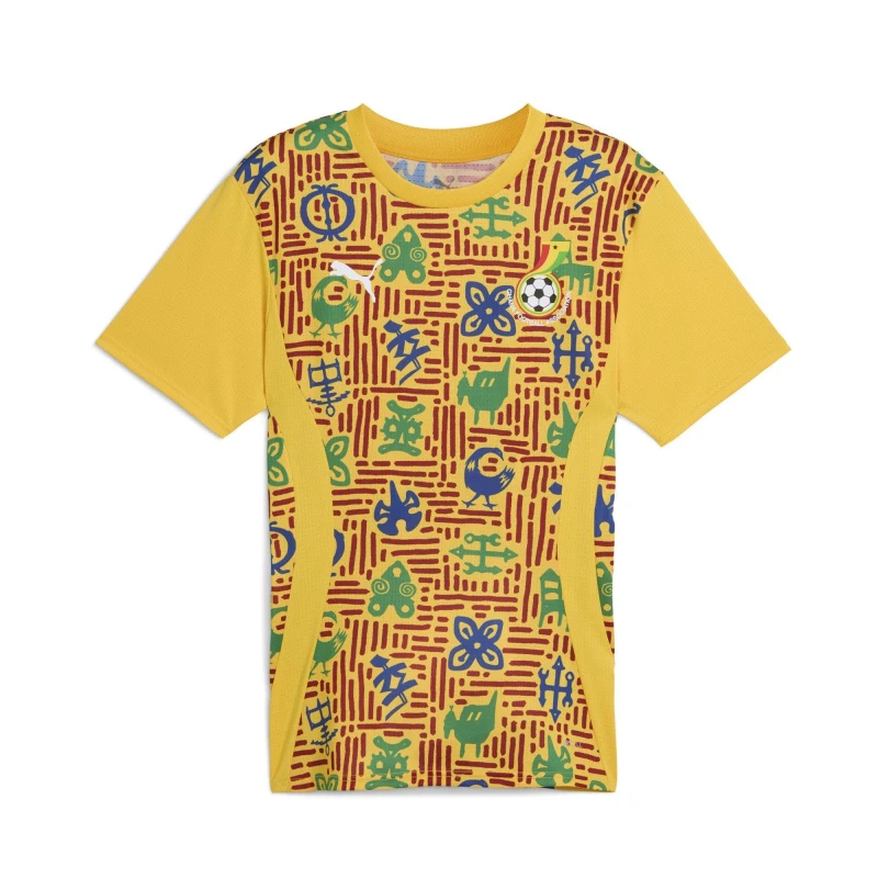 Image of Puma Gfa Premmatch Ss Jersey Football Shirt Mens Yellow male M