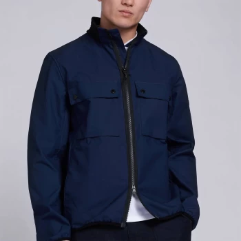 Image of Barbour International Mens Belsfield Casual Jacket - Dress Blue - S