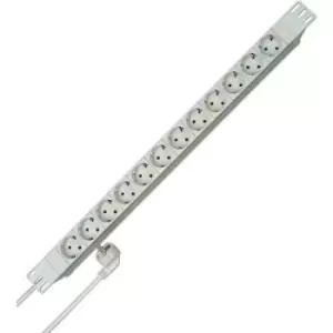 Image of Kopp 931204016 19 power strip 12x White PG connector