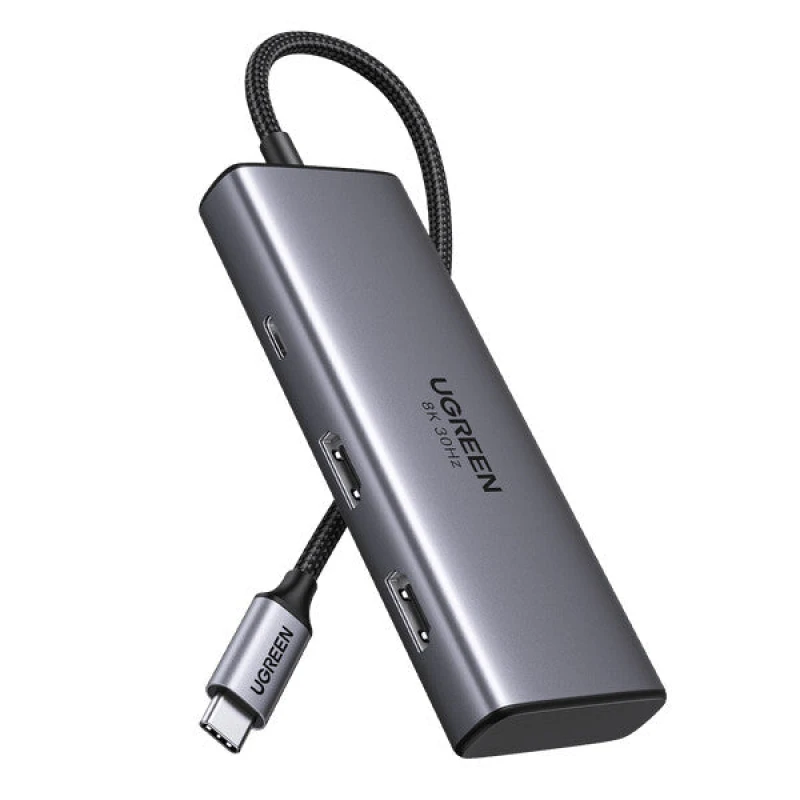 Image of Ugreen Ugreen Revodok 206 USB Type-C 5000 Mbps Silver 15852