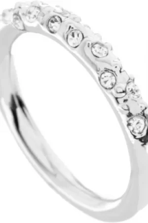 Image of Ladies Karen Millen Crystal Sprinkle Ring Large KMJ607-01-02L