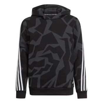 Image of adidas XFG 3S OTH Hoody Junior Boys - Carbon/Black