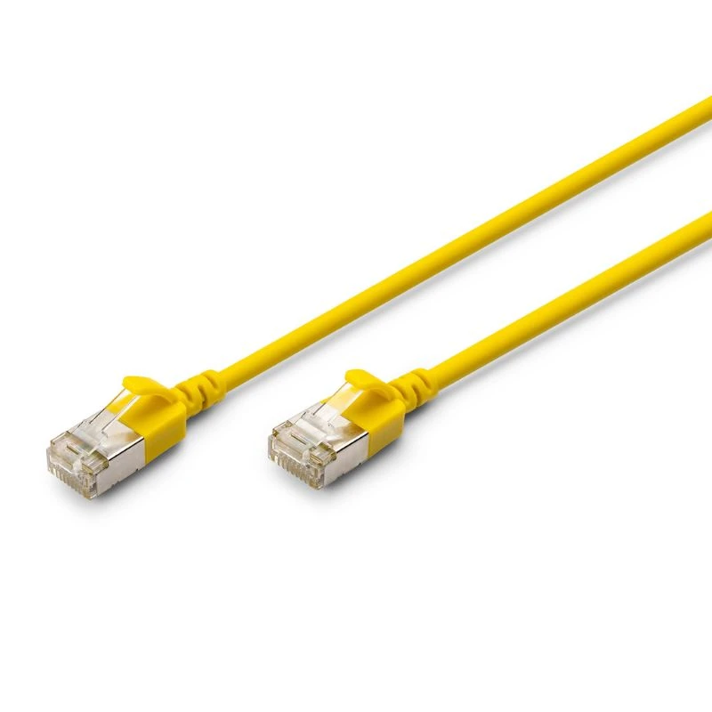 Image of FDL SLIM 0.5M CAT. 6 F-FTP LSZH PATCH CABLE - YELLOW (SNAGPROOF)