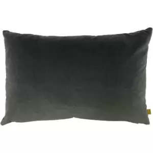 Image of Furn Velvet Cushion Cover (One Size) (Grey)