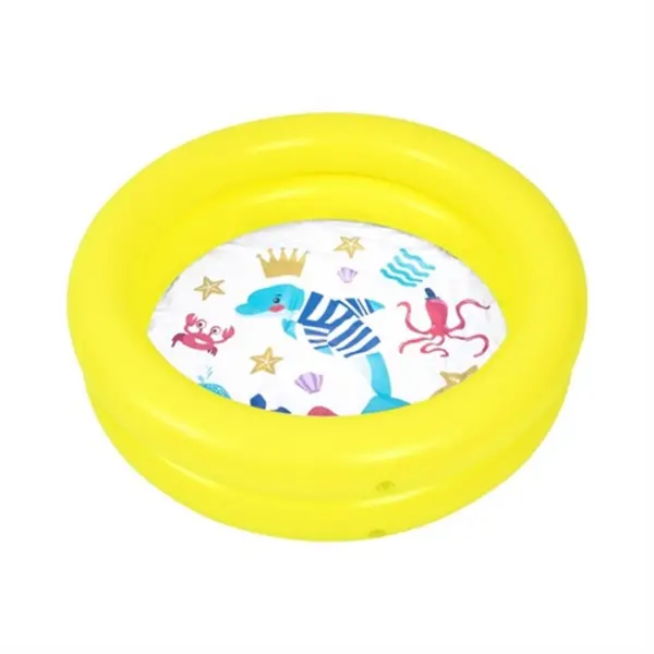 Image of SunClub Sea Animal 2 Ring Pool - Yellow