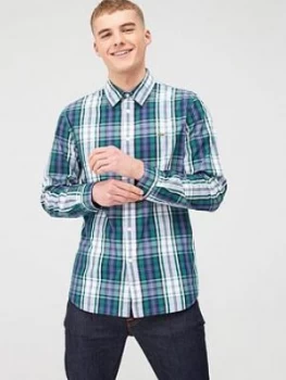 Image of Lacoste Sportswear Check Shirt - Green