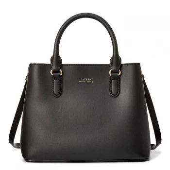 Image of Lauren by Ralph Lauren Dryden Marcy Satchel Bag - Black 001