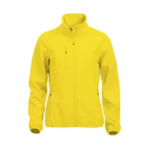 Image of Clique Womens/Ladies Basic Soft Shell Jacket (S) (Lemon)