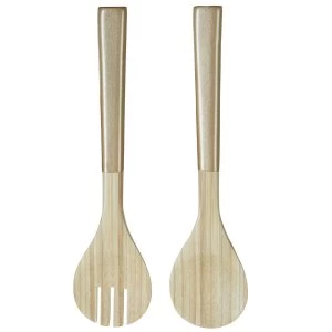 Image of Premier Housewares Kyoto Salad Servers - Gold
