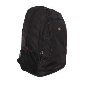 Image of Gino Ferrari Eros 16" Laptop Backpack Red Trim GF507