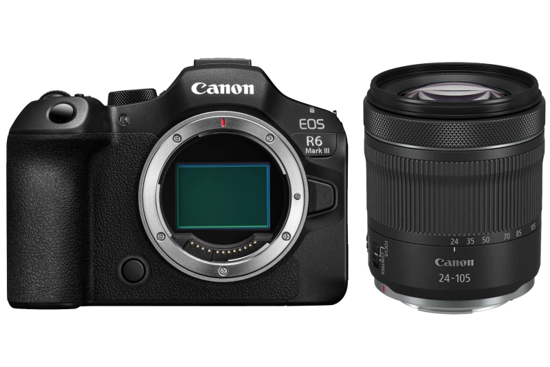 Image of Canon EOS R6 Mark III Mirrorless Camera inc RF 24-105mm F4-7.1 IS STM