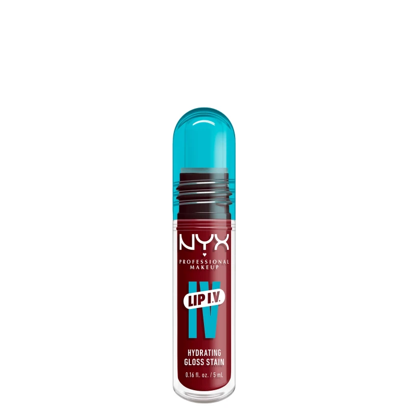 Image of NYX Lip I.V. Hydrating Gloss Stain Cranberry Splash 5 ml