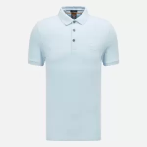 Image of BOSS Orange Mens Passenger Polo Shirt - Open Blue - XXL
