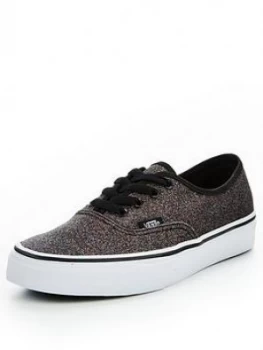 Image of Vans Authentic Glitter Black Size 6 Women