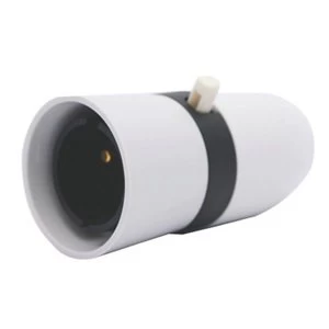 Image of SMJ White Bayonet cap (B22) Lampholder