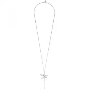 Image of Ladies UNOde50 Silver Plated Longdragonfly Necklace