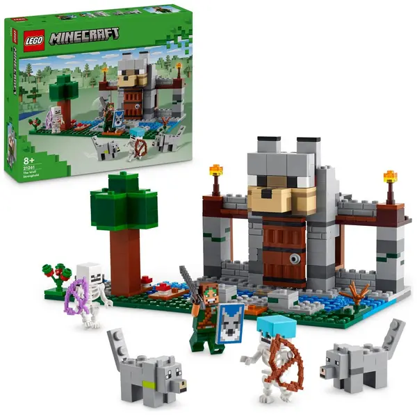 Image of LEGO LEGO Minecraft The Wolf Stronghold Video-Game Toy Set 21261