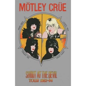 Image of Motley Crue - Shout At The Devil Textile Poster
