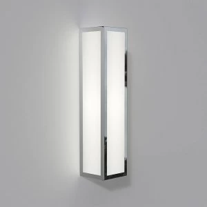 Image of LED Outdoor Wall Light Polished Nickel IP44
