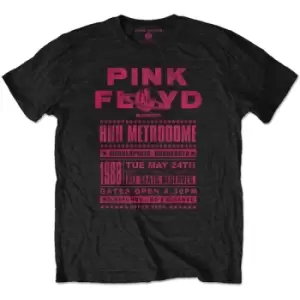 Image of Pink Floyd - Metrodome '88 Unisex Medium T-Shirt - Black