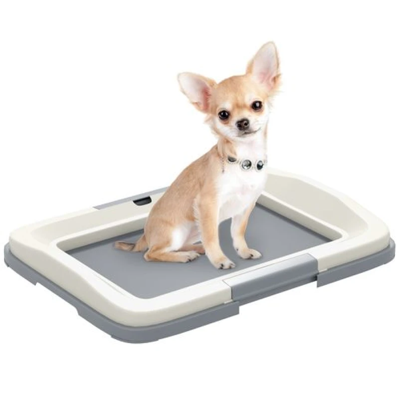 Image of Pawhut Dog Toilet Tray, Dog Litter Tray For Training Dogs, 47 X 34 X 6Cm D07-050V00GY