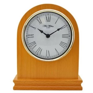 Image of Wooden Arched Mantel Clock
