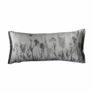 Image of Crossland Grove Meadow Silhouette Cushion Grey 650x100x300mm