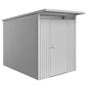 Image of Biohort AvantGarde Metal Shed A3 Standard door 5' 9'' x 9' 8'' - Metallic Silver