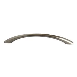 Image of BQ Satin nickel Curved Cabinet handle